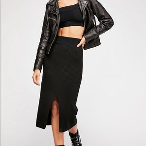 Free People Skyline MIDI skirt